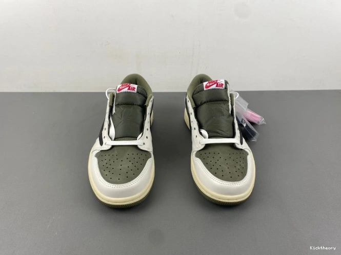 Kicktheory JORDAN TRAVIS DM7866-200 X OLIVE SCOTT AIR 1 OG MEDIUM LOW 0629